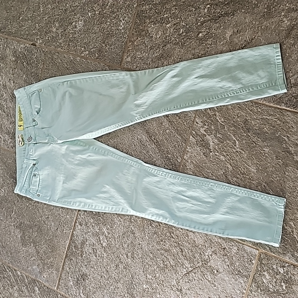 Indigo Rein Skinny size 9 - light teal color